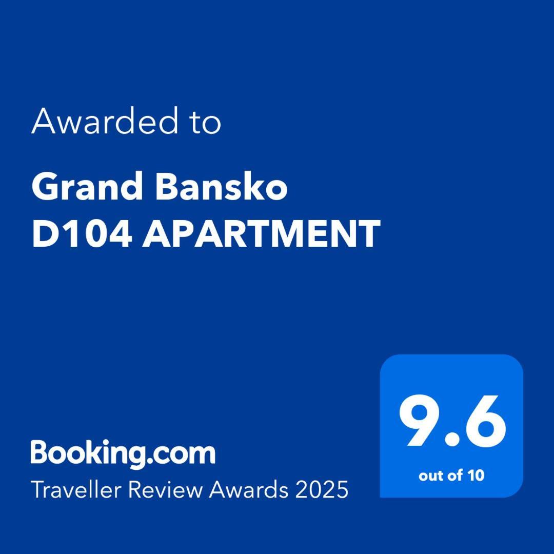 Grand Bansko D104 Apartment Exteriör bild